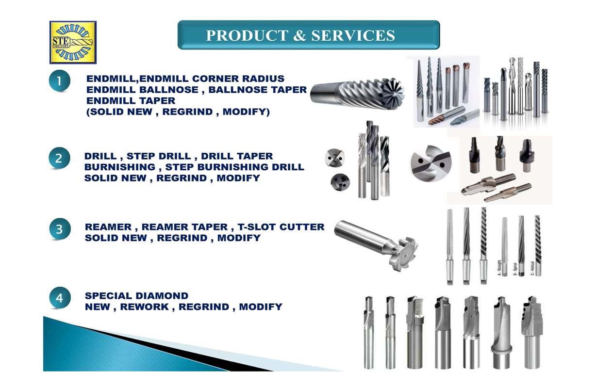 ลับคมดอกสว่าน เอ็นมิล รีมเมอร์ ต๊าป ทำ special tools